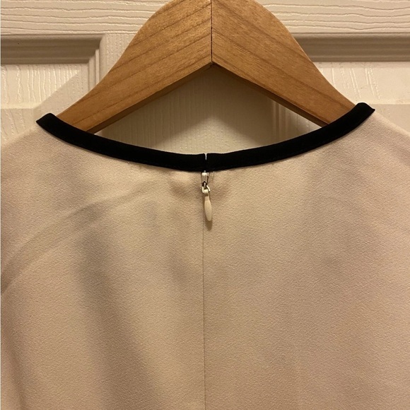 Lauren by Ralph Lauren Elegant Black and Off-white Sleeveless NWT Dress Sz 2P - Picture 13 of 16